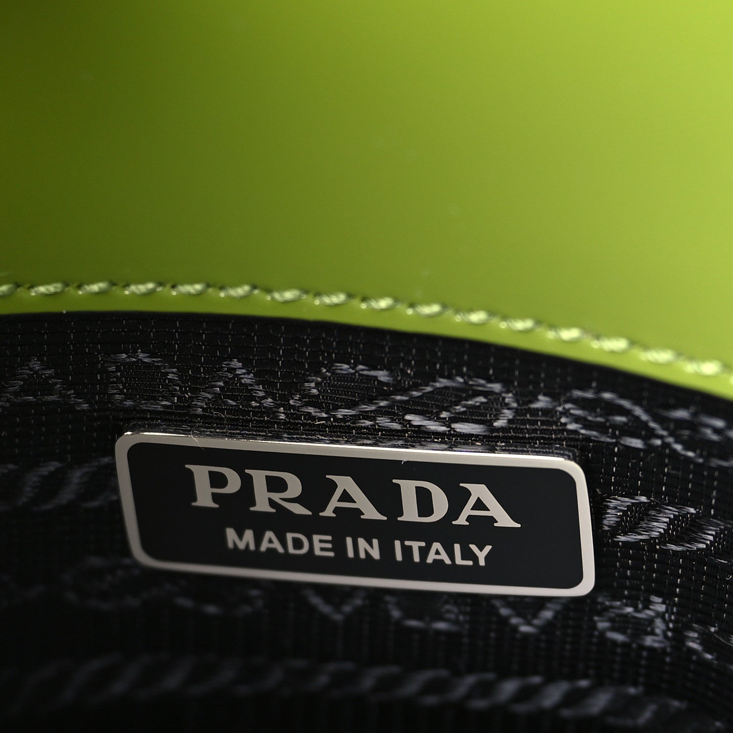 Prada Spazzolato Mini Re-Edition 1995 Double Handle Handbag Felce 6 of 8