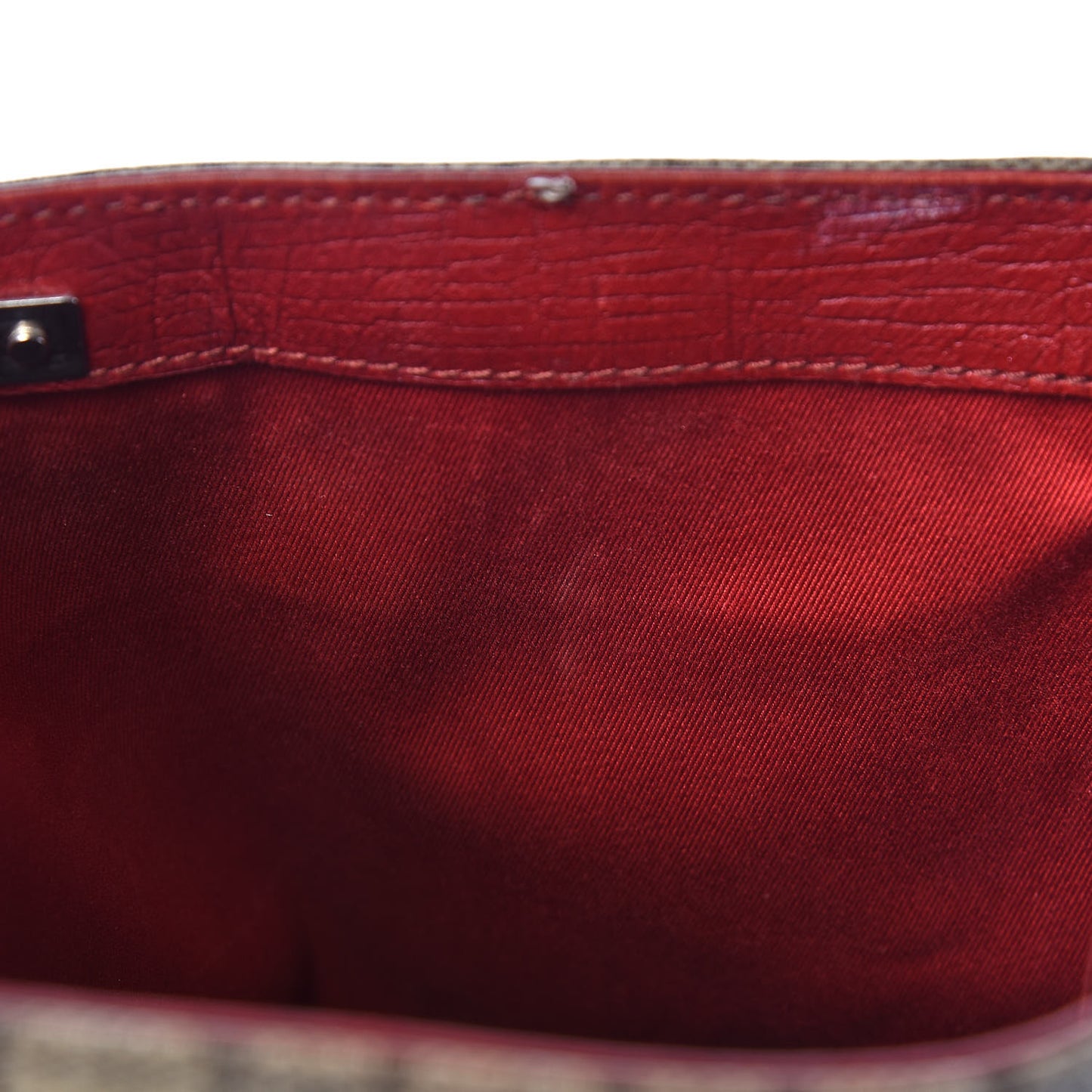 GG Plus Monogram Vertical Tote Red