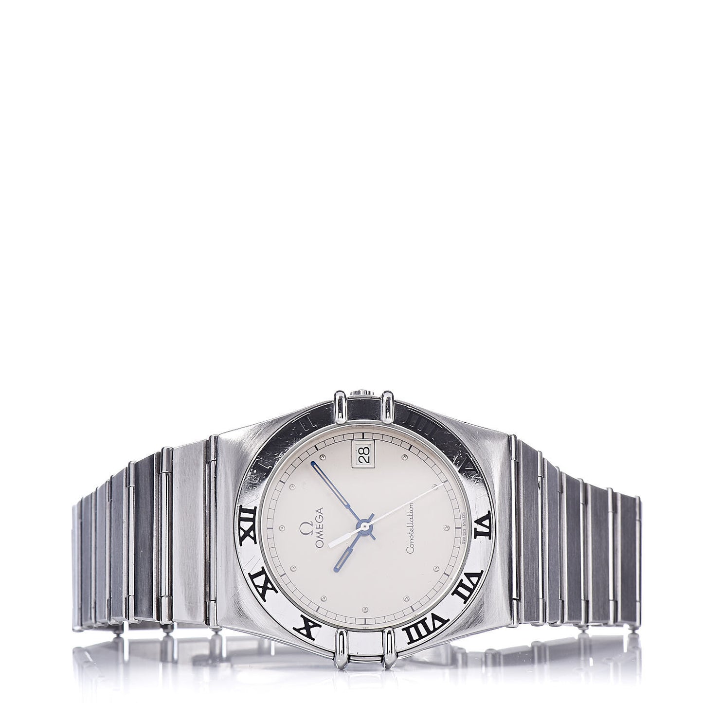 Stainless Steel 33mm Constellation Quartz Watch White 396.1076