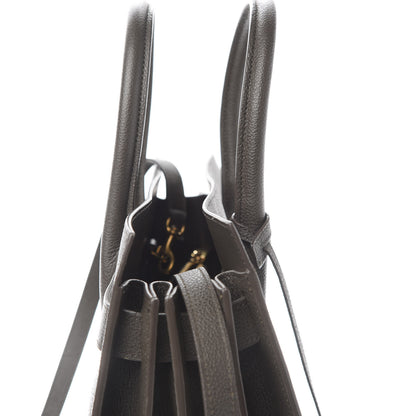 Saint Laurent Grained Calfskin Small Sac De Jour Dark Anthracite 12 of 12