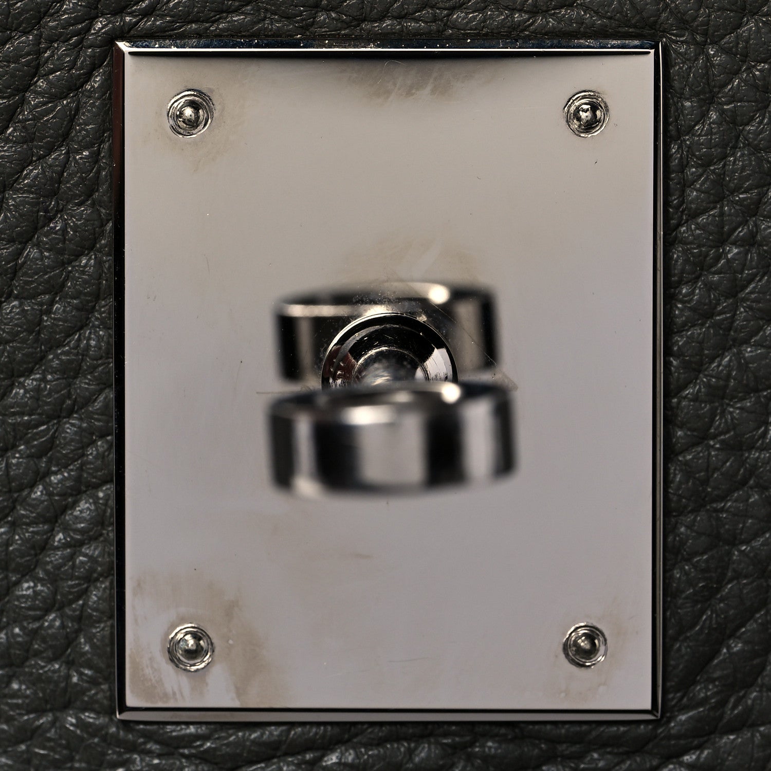 Hermes Taurillon Clemence Kelly Retourne 32 Vert De Gris 23 of 41