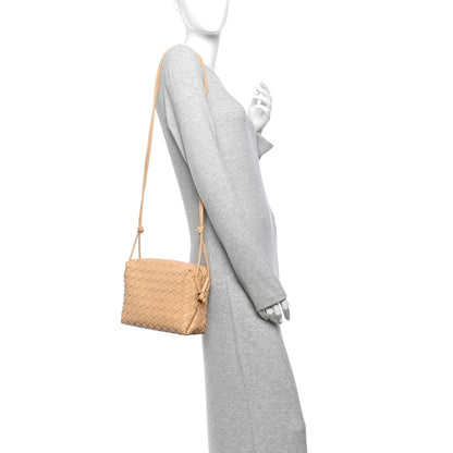 Bottega Veneta Nappa Intrecciato Small Loop Camera Bag Almond 2 of 10