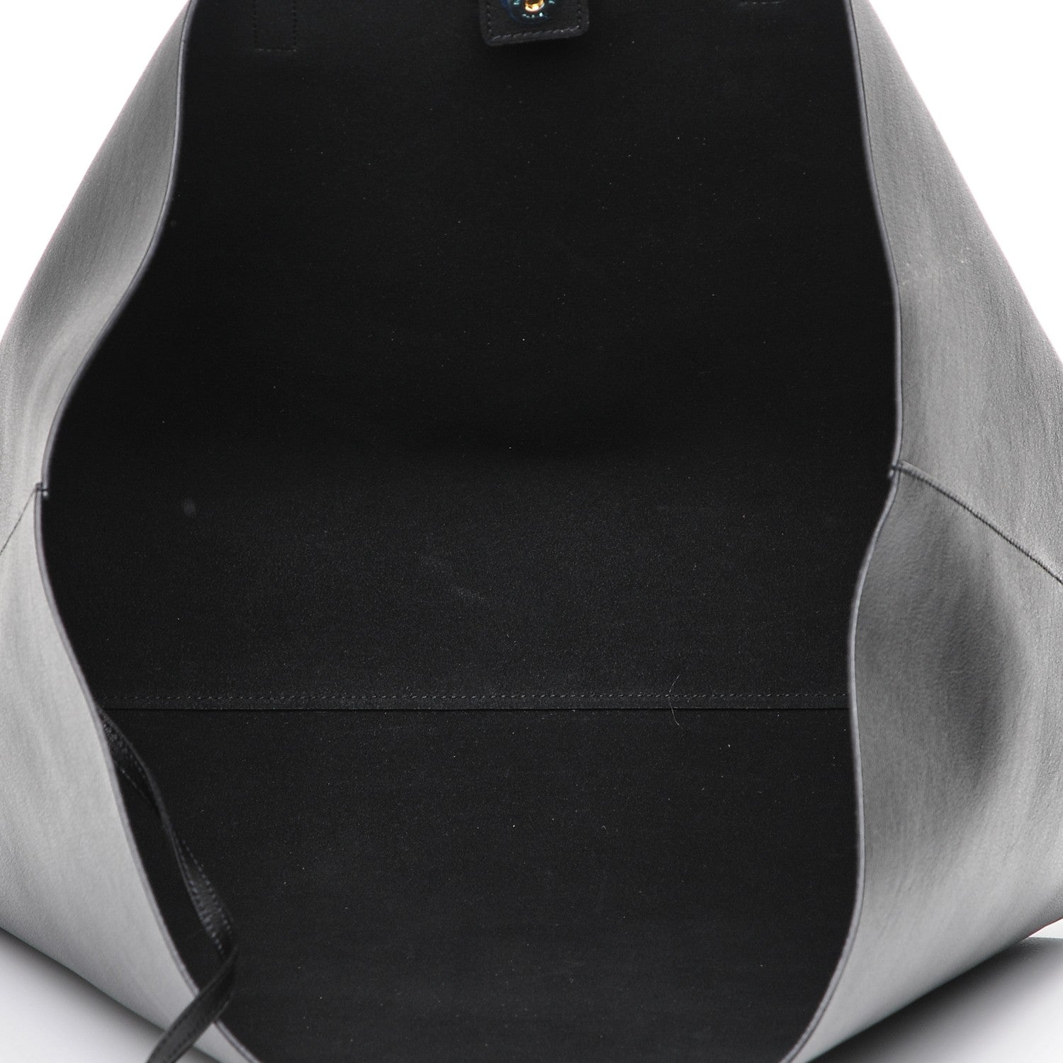 Saint Laurent Calfskin Large Shopping Tote Black 5 of 7
