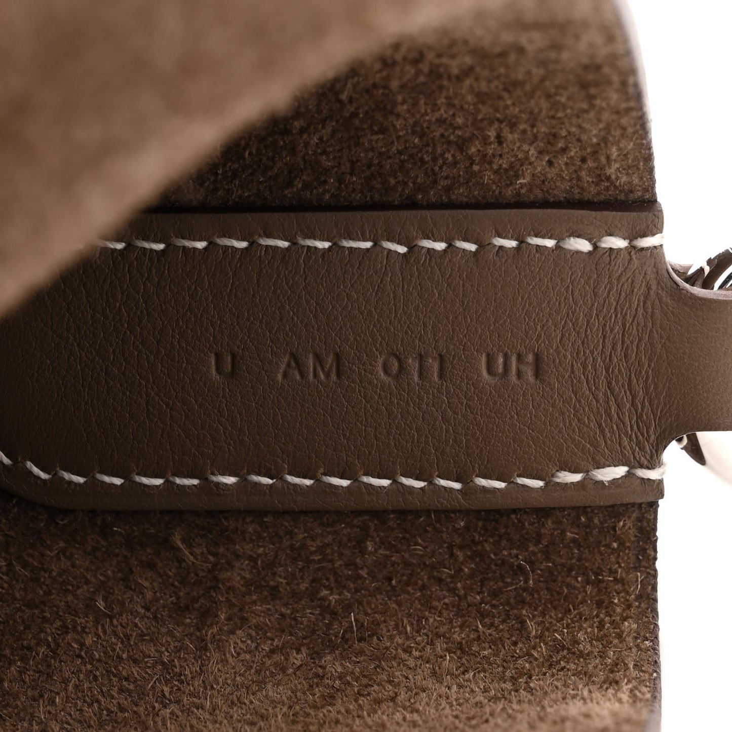 Taurillon Clemence Swift In-The-Loop 18 Bag Etoupe