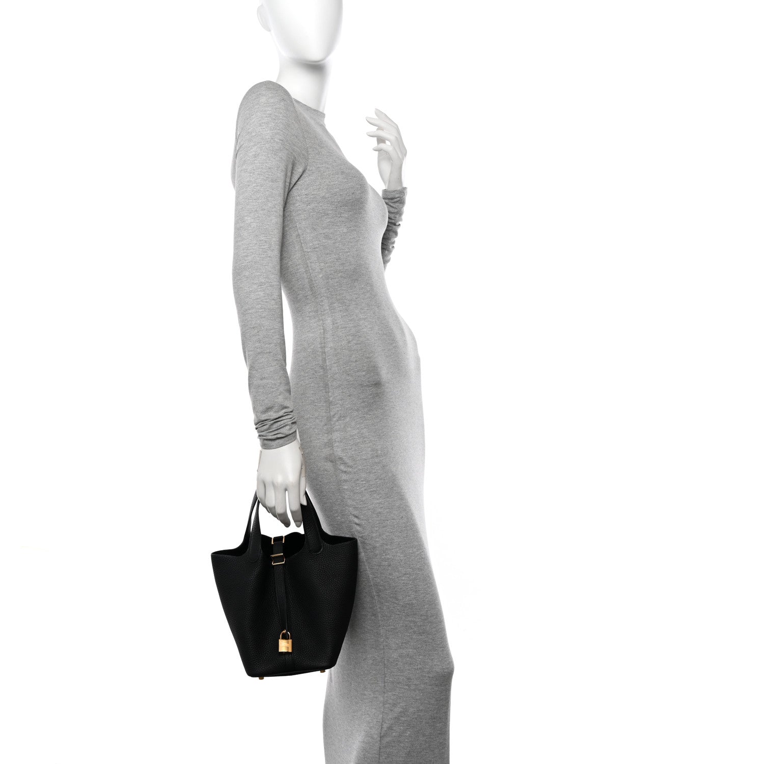 Hermes Taurillon Clemence Picotin Lock 18 PM Black 2 of 11