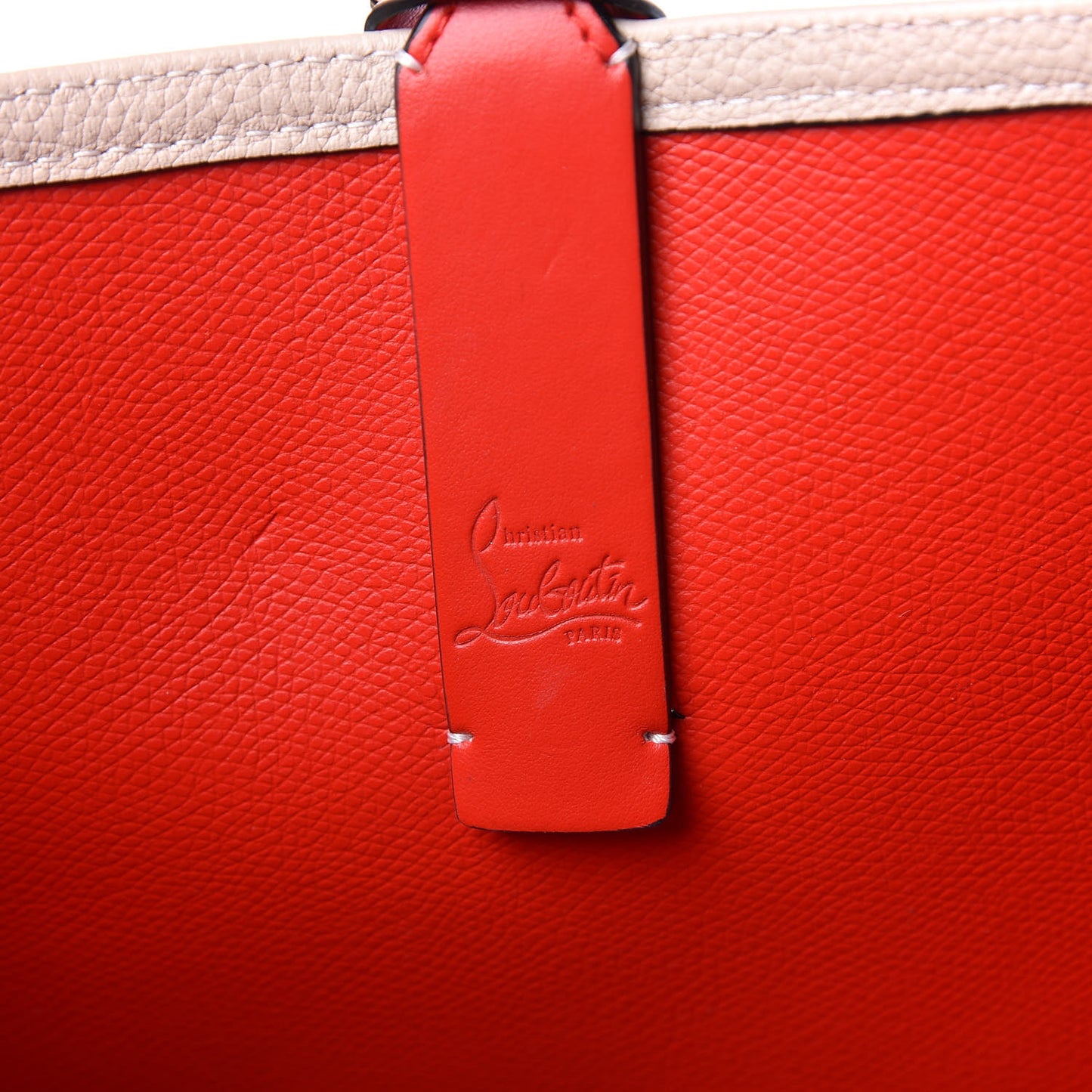 Calfskin Spikes East West Cabata Tote Ballerina