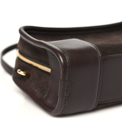 Loewe Suede Calfskin Mini Amazona 180 Dark Chestnut 8 of 9
