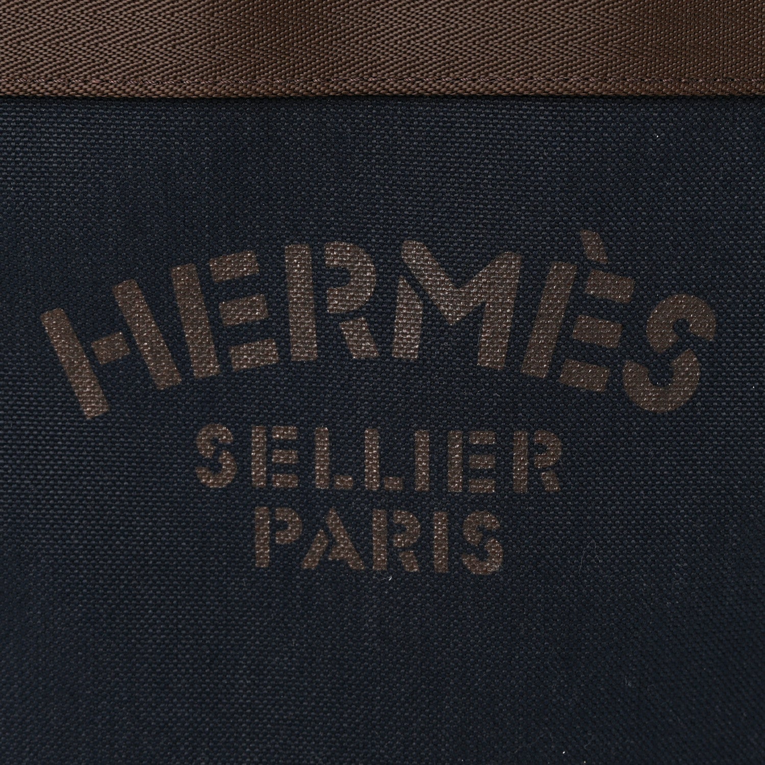 Hermes Toile Sac De Pansage Groom Bleu Navy Feu 6 of 12