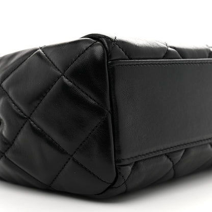 Chanel Shiny Calfskin Quilted Fancy Jewel Tote Bag Black 9 of 11
