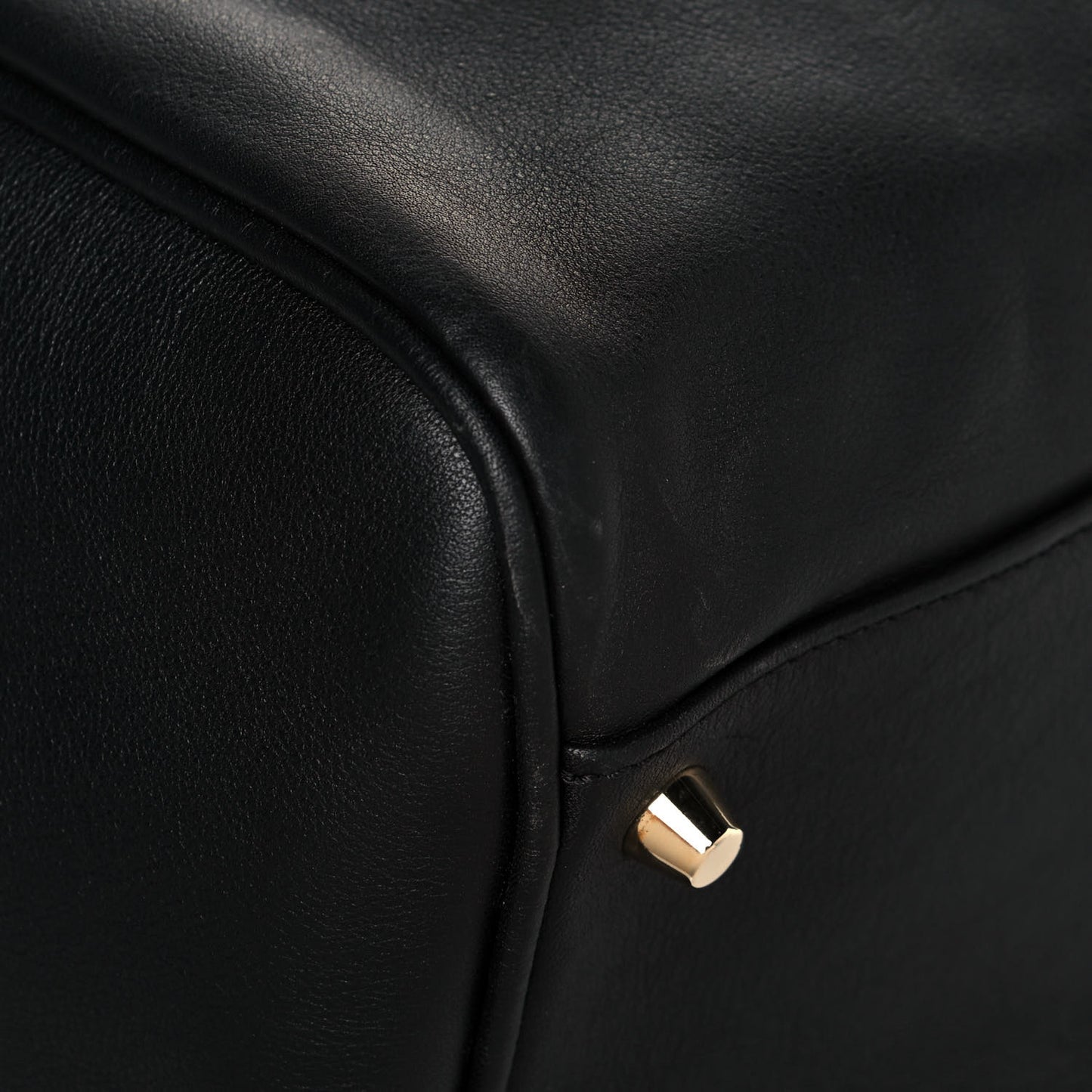 Calfskin Small Canterbury Tote Black