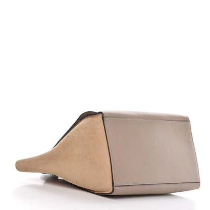 Celine Drummed Calfskin Suede Small Trapeze Dune 4 of 13