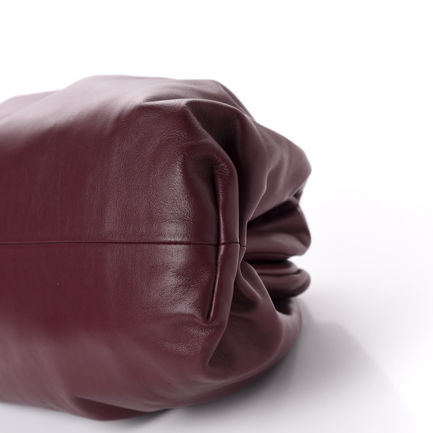 Bottega Veneta Smooth Butter Calf The Pouch Oversized Clutch Bordeaux 7 of 9