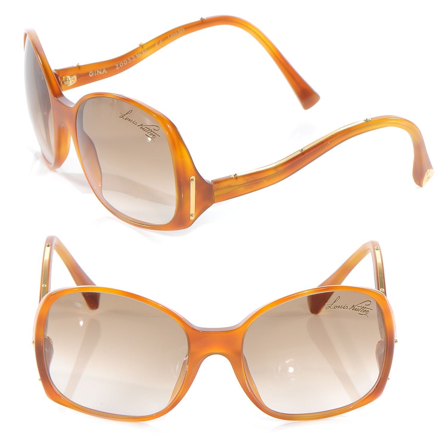 Louis Vuitton Gina Sunglasses Orange 1 of 6