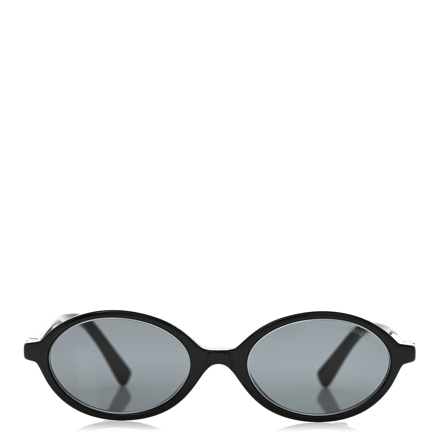 Acetate Oval Regard Sunglasses SMU04Z Slate Gray
