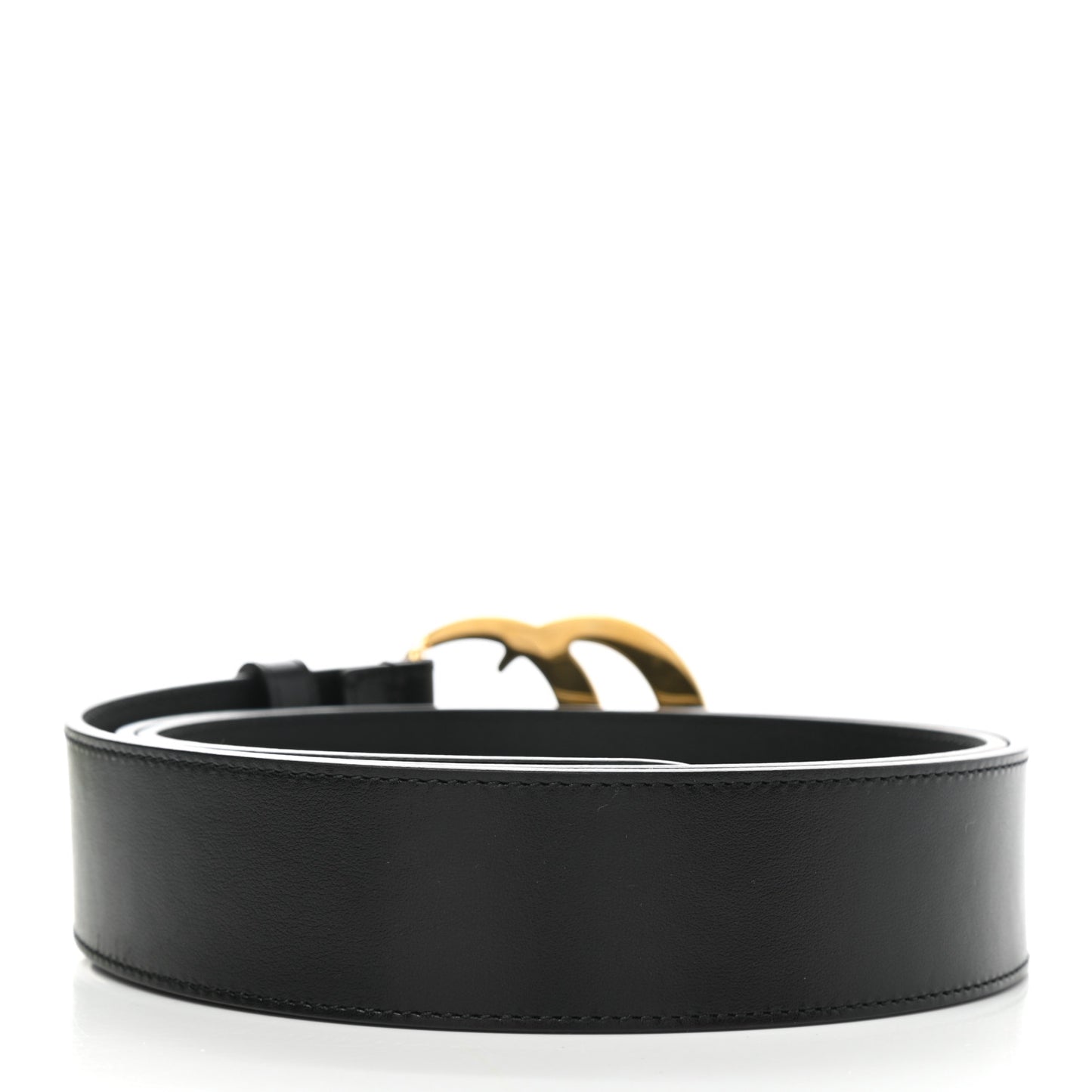 Plutone Calfskin Double G 40mm Belt 85 34 Black