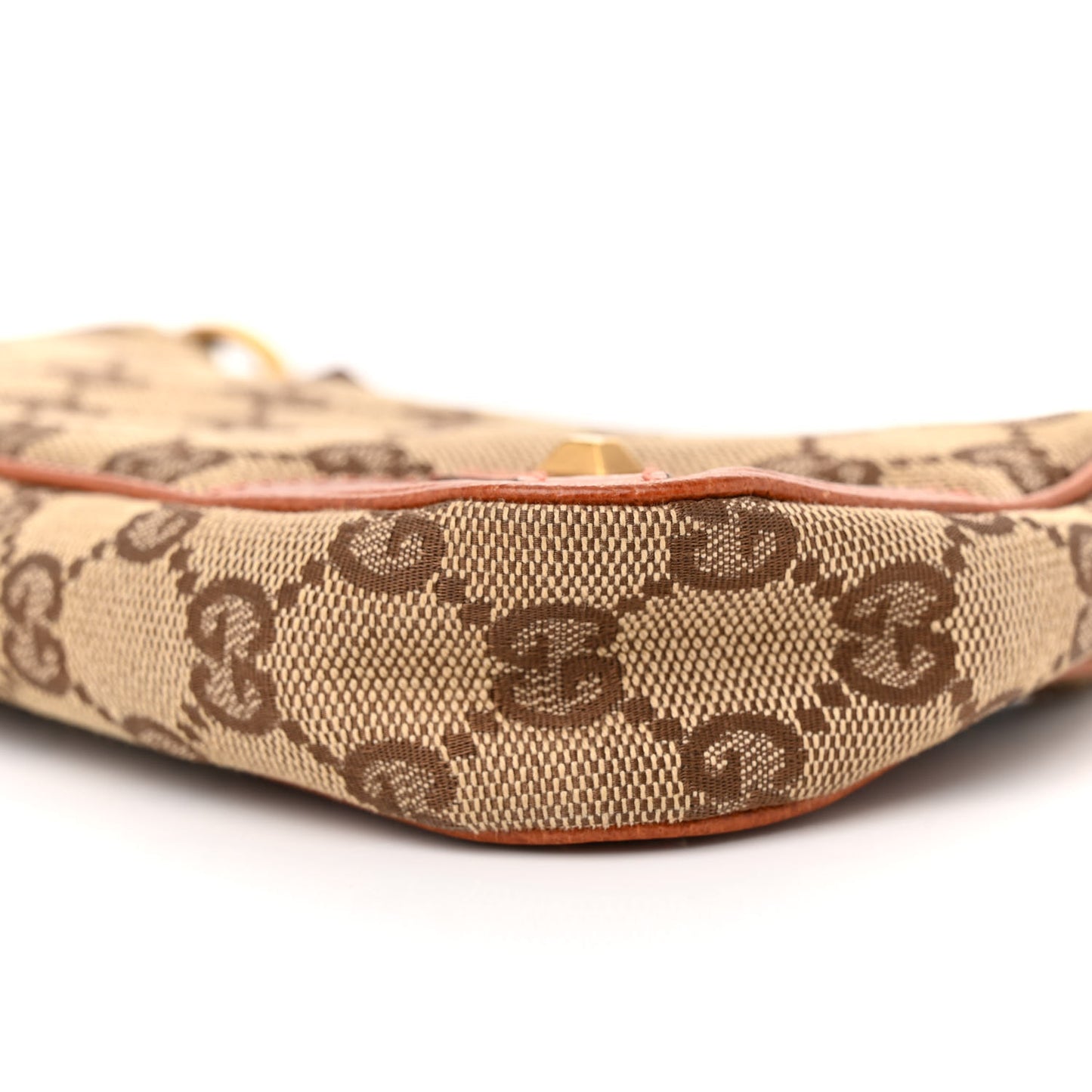 Monogram Horsebit Nail Chain Pochette Orange