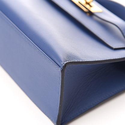 Hermes Swift Kelly Pochette Clutch Bleu Brighton 22 of 31