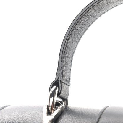 Jimmy Choo Calfskin Crystal Small Cheri Top Handle Bag Black 12 of 12