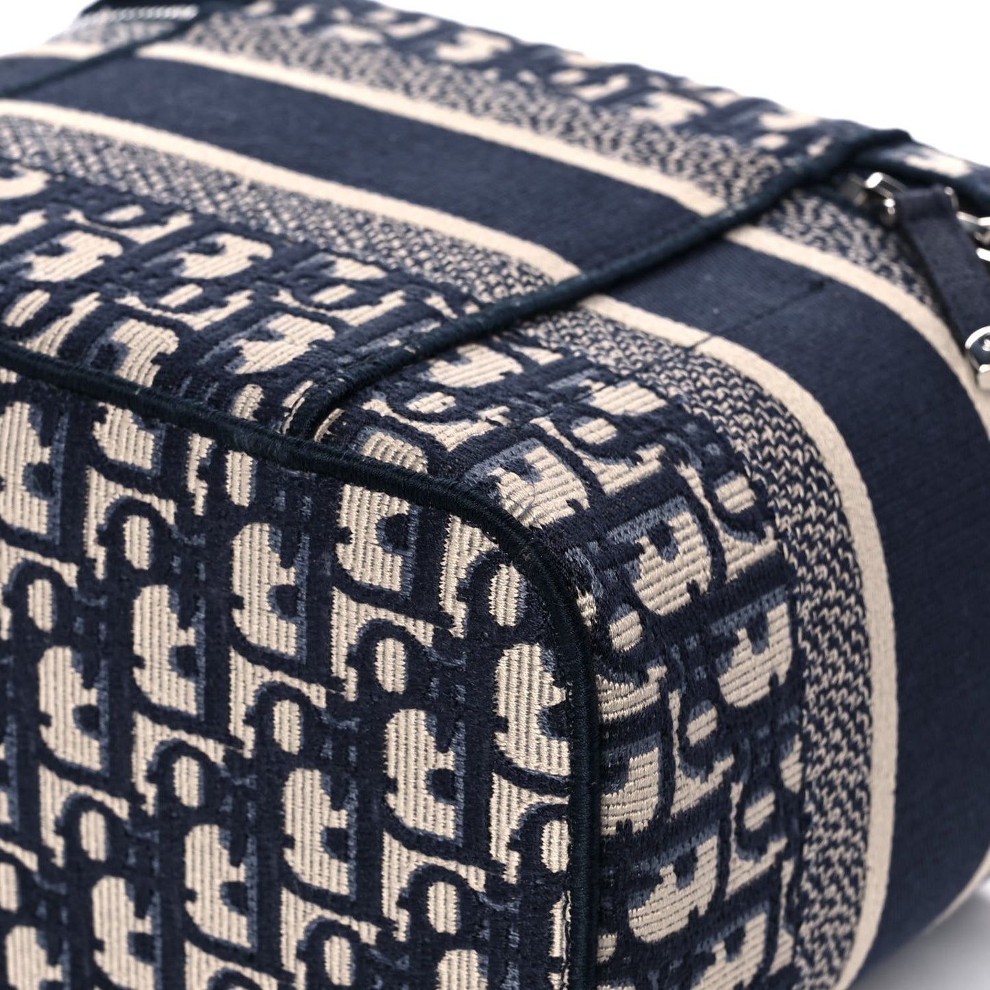 Oblique Diortravel Vanity Case Blue