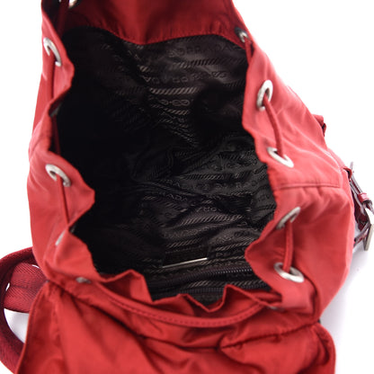 Prada Nylon Vela Small Backpack Rosso 4 of 14