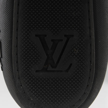 Louis Vuitton Calfskin Embossed Lamb Fur Polka Tall Boots 41 Black 9 of 18