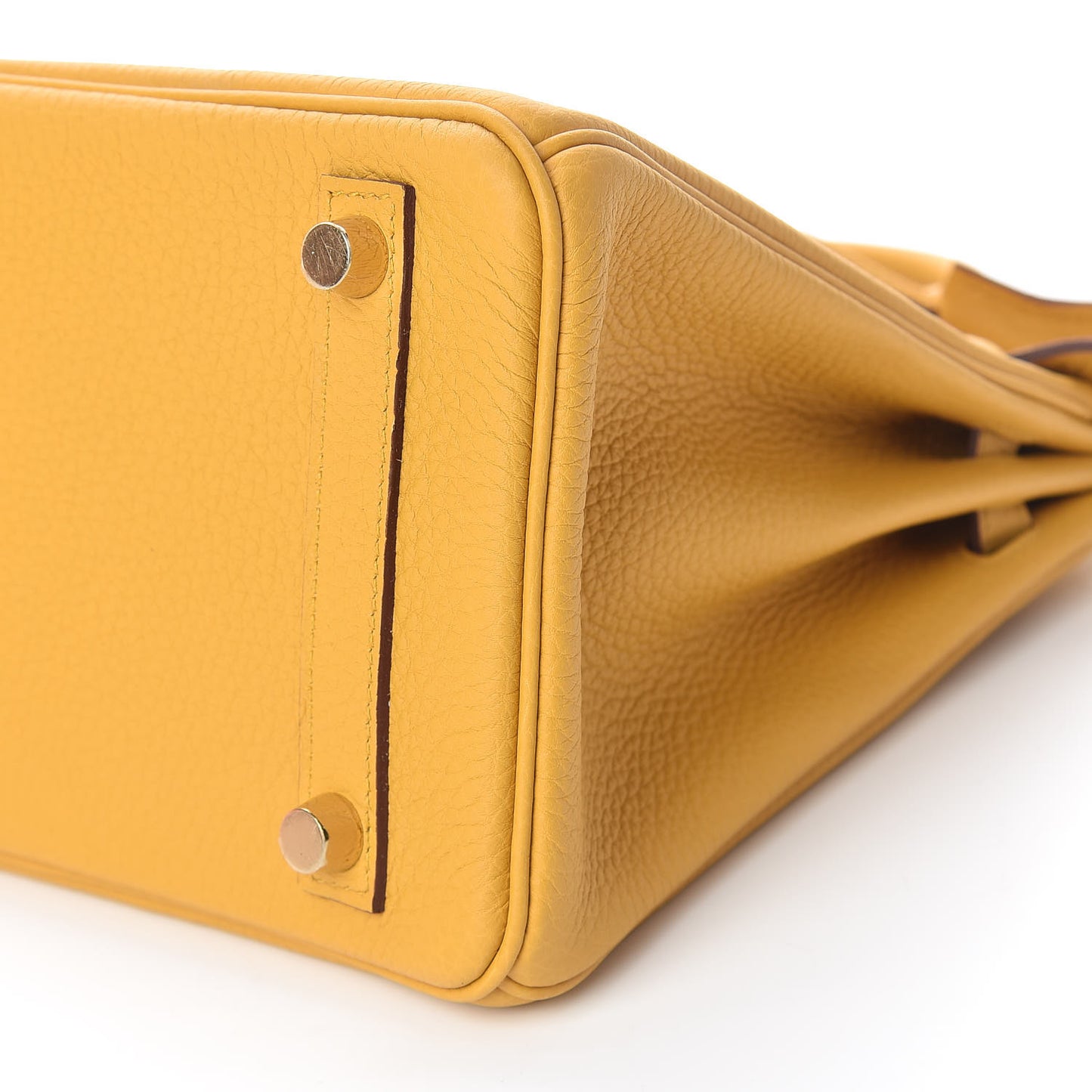 Togo Horseshoe Birkin 25 Jaune Ambre