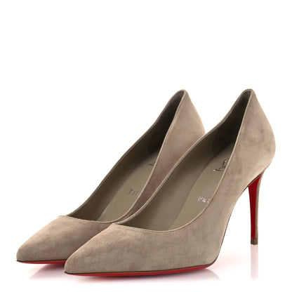 Christian Louboutin Veau Velours So Kate 85 Pumps 38 Beige 4 of 10