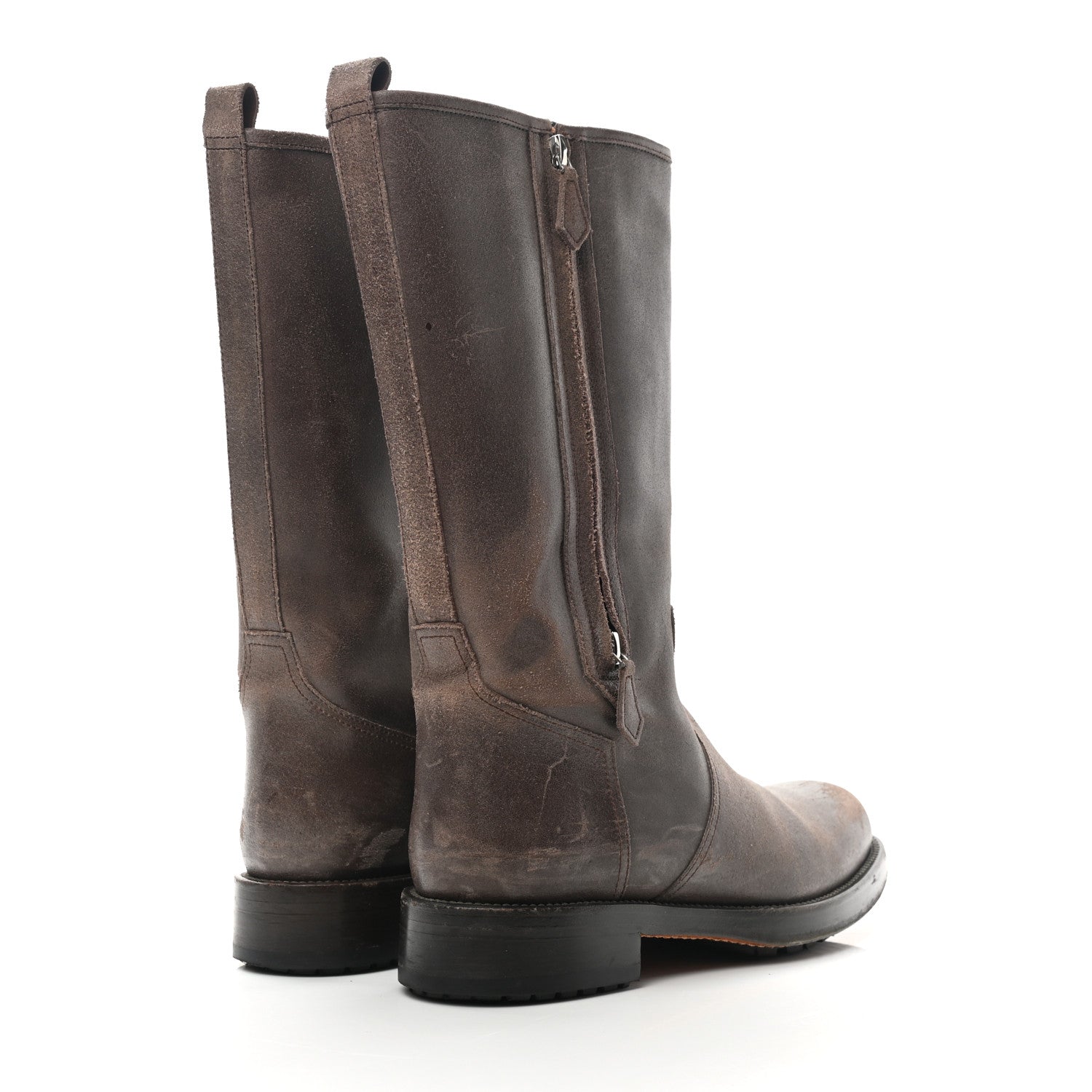 Hermes Etriviere Calfskin Lodge Boots 40 Havane 4 of 17