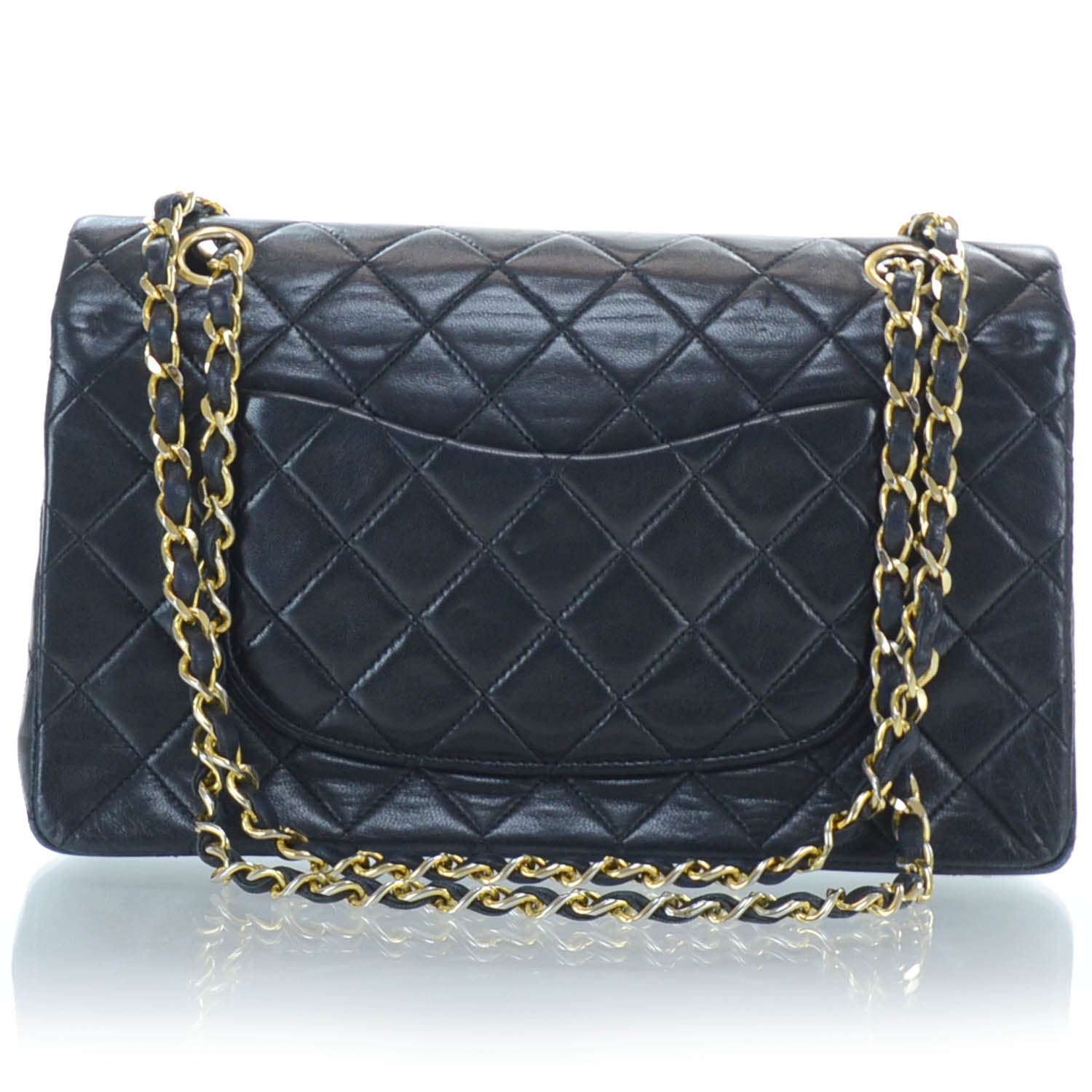Chanel Lambskin Medium Double Flap Black 3 of 15
