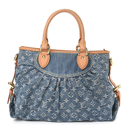 Louis Vuitton Denim Neo Cabby MM Blue 1 of 9