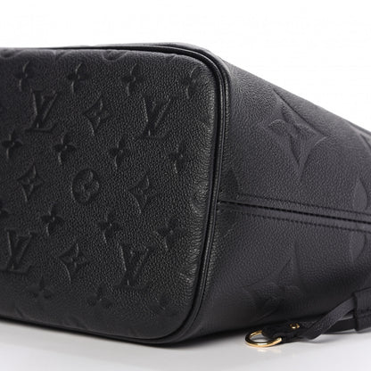 Louis Vuitton Empreinte Monogram Giant Neverfull MM Black 7 of 8