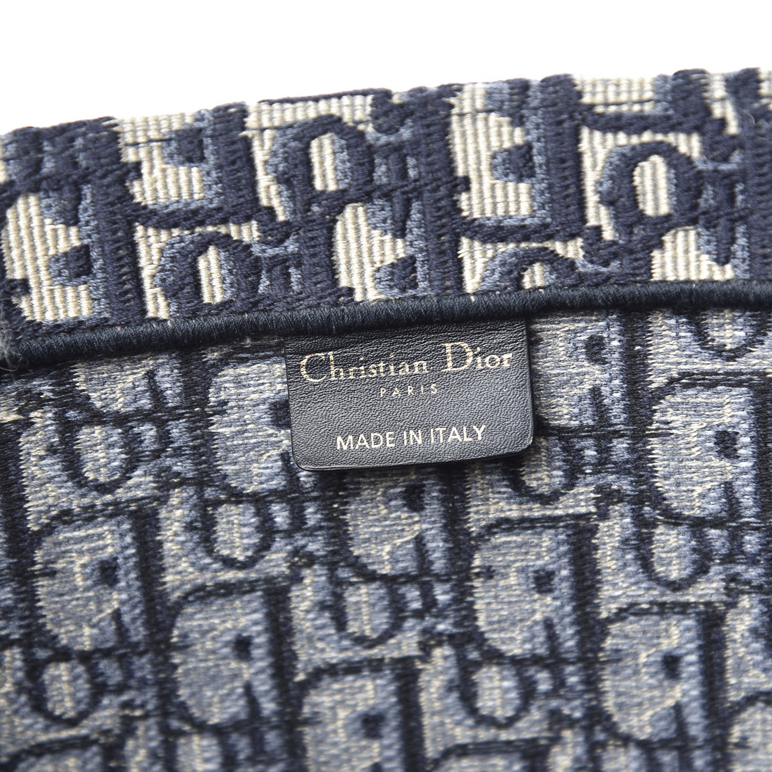 Christian Dior Oblique Book Tote Blue Multicolor 8 of 11