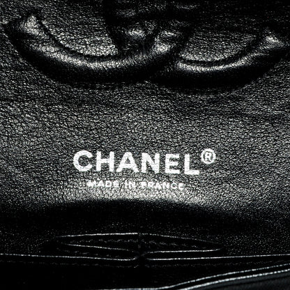Chanel Patent Medium Double Flap Black 7 of 8