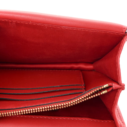 Valentino Garavani Smooth Calfskin Mini VRing Crossbody Bag Rouge Pur 5 of 9