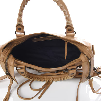 Balenciaga Agneau Classic Hardware Mini City Beige Nougatine 7 of 11