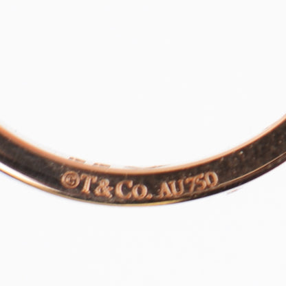 Tiffany 18K Rose Gold Diamond Atlas Pierced Ring 5.75 4 of 5