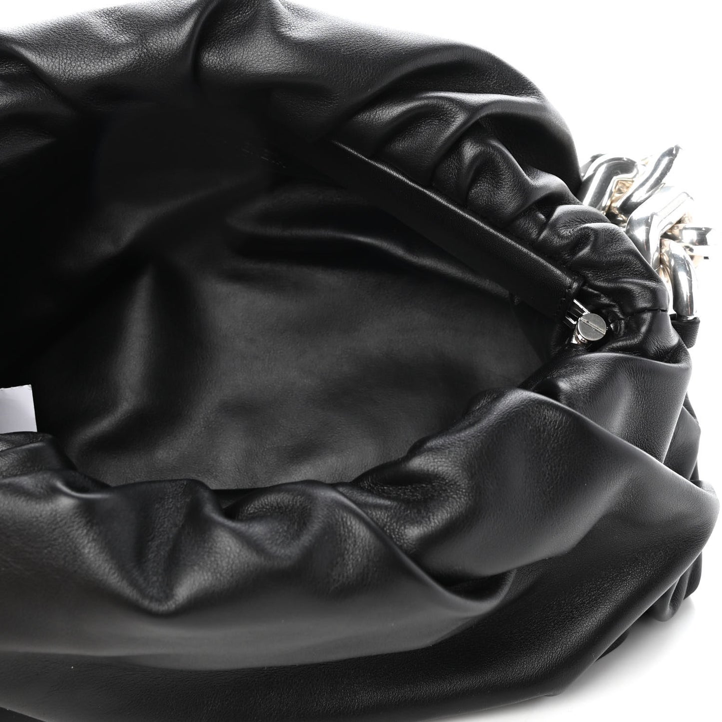 Calfskin The Pouch Chain Black