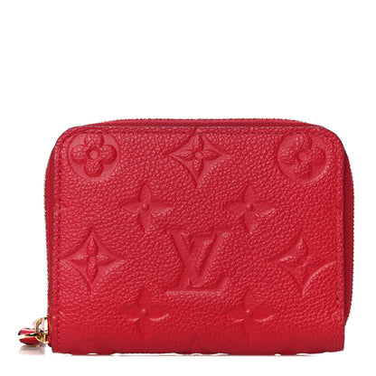 Louis Vuitton Empreinte Zippy Coin Purse Cherry 1 of 9