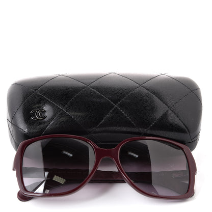 Chanel Lambskin Square Chain Sunglasses 5289-Q Red 10 of 10
