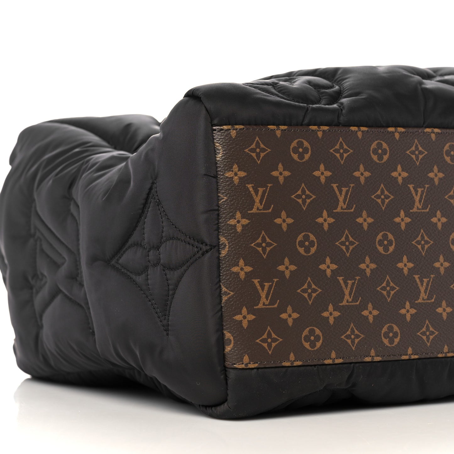 Econyl Monogram Pillow Giant Onthego GM Black