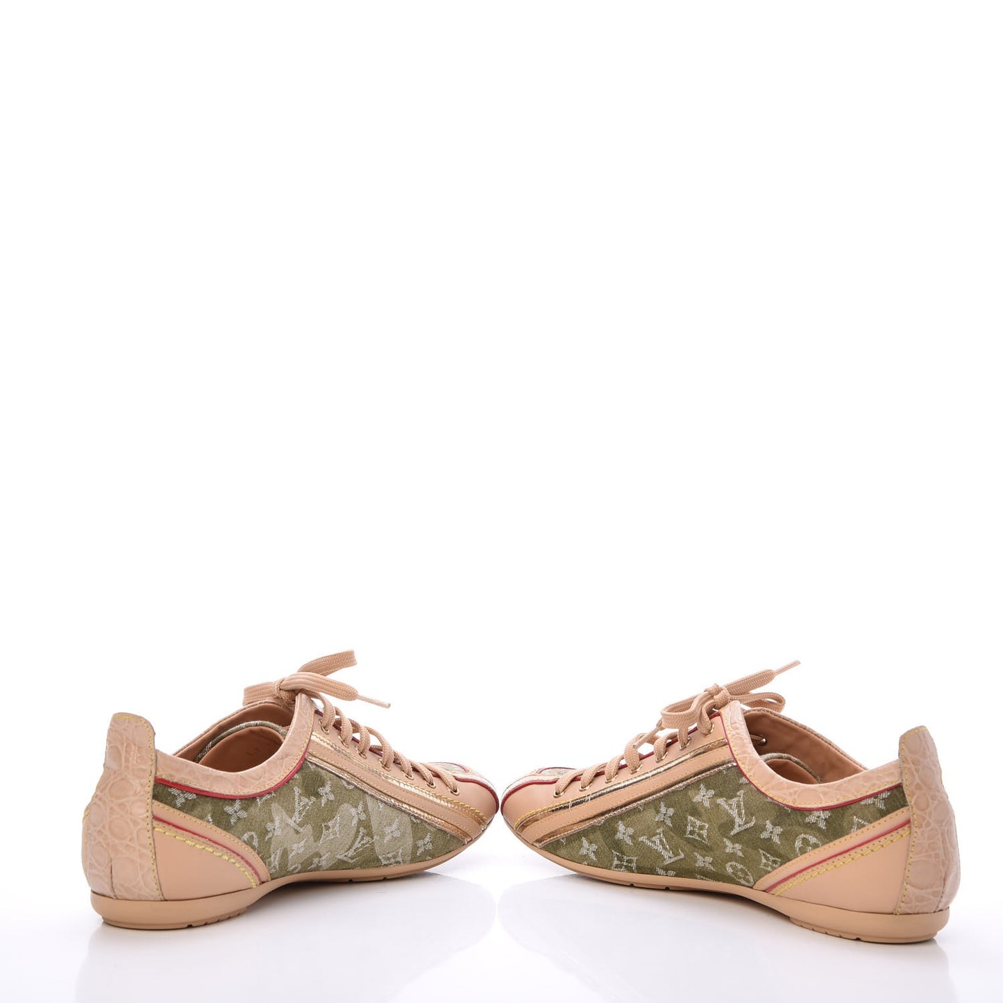 Monogramouflage Crocodile Embossed Sneakers 37