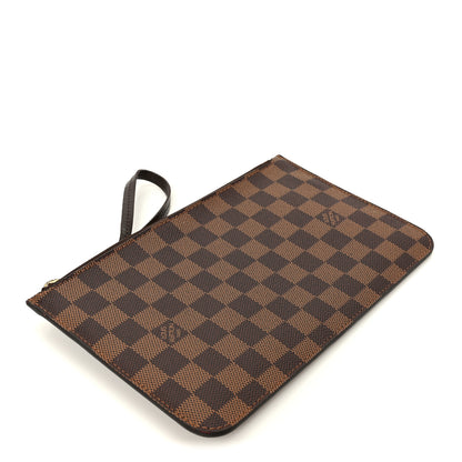 Louis Vuitton Damier Ebene Neverfull MM GM Pochette 4 of 9