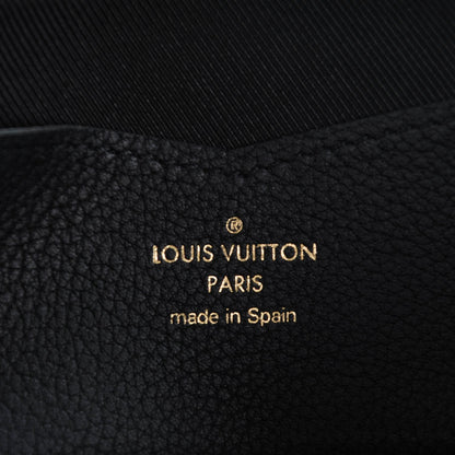 Louis Vuitton Calfskin Lockme Wallet Black 5 of 7