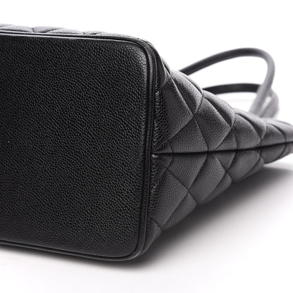 Chanel Caviar Quilted Medallion Tote Black 14 of 14
