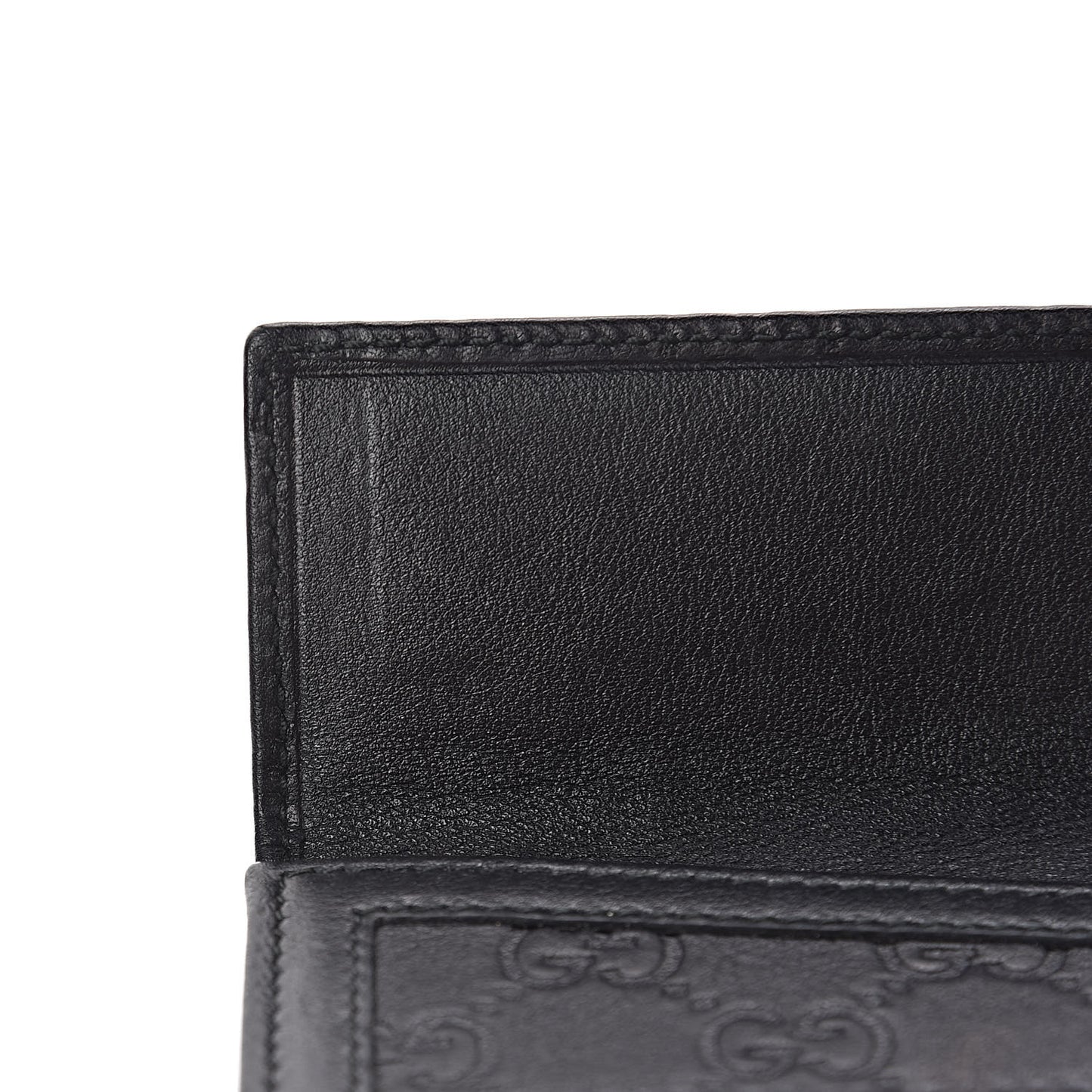 Guccissima Continental Wallet Black
