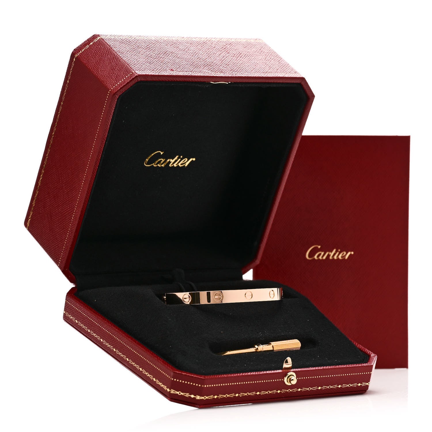 Cartier 18K Pink Gold LOVE Bracelet 19 9 of 9