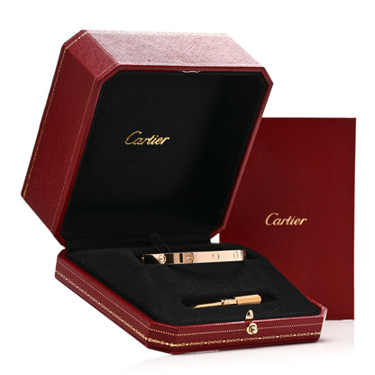 Cartier 18K Pink Gold LOVE Bracelet 19 9 of 9