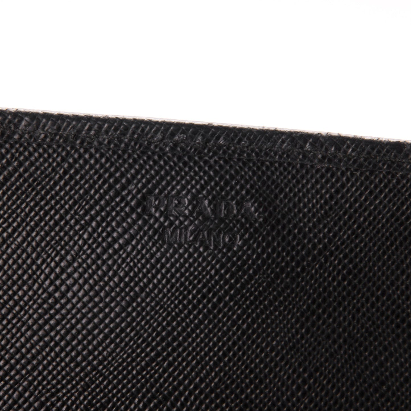 Saffiano Metal Large Chain Wallet Nero Black