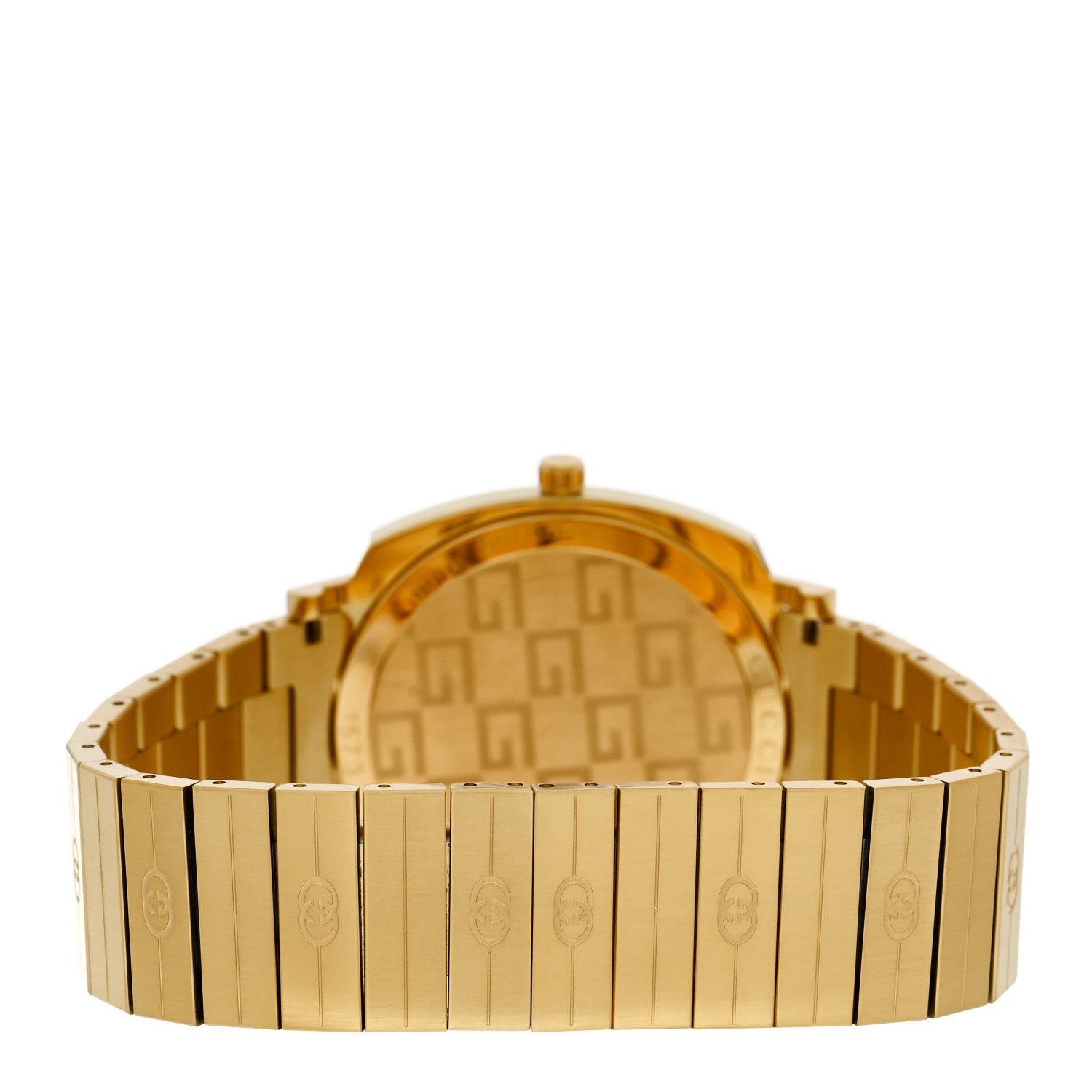Gucci Stainless Steel 38mm Grip Quartz Watch Gold 1780086