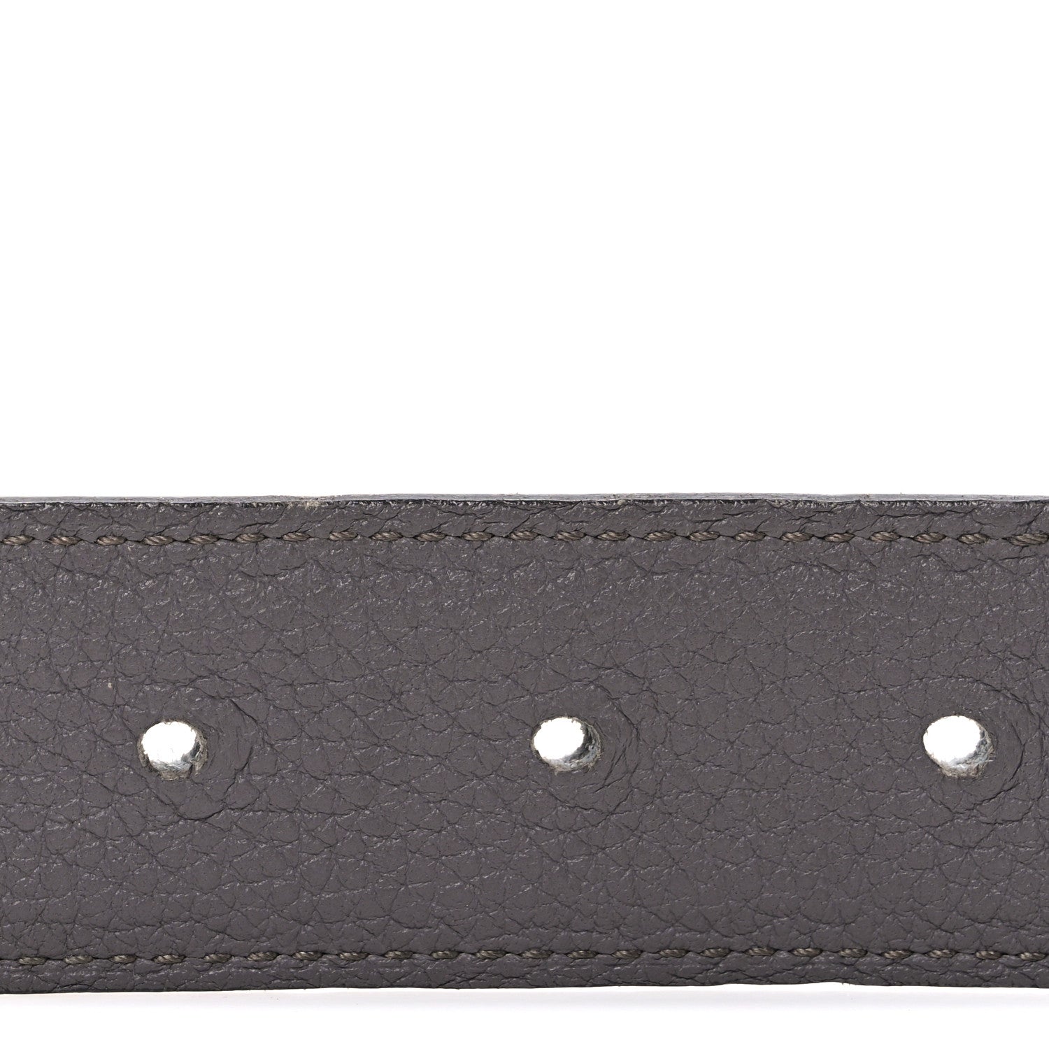 Hermes Box Togo 32mm H Belt 80 32 Black Etain 4 of 5